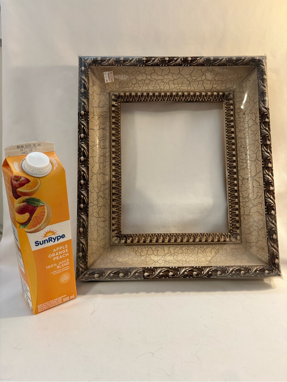 Vtg Ornate distressed picture